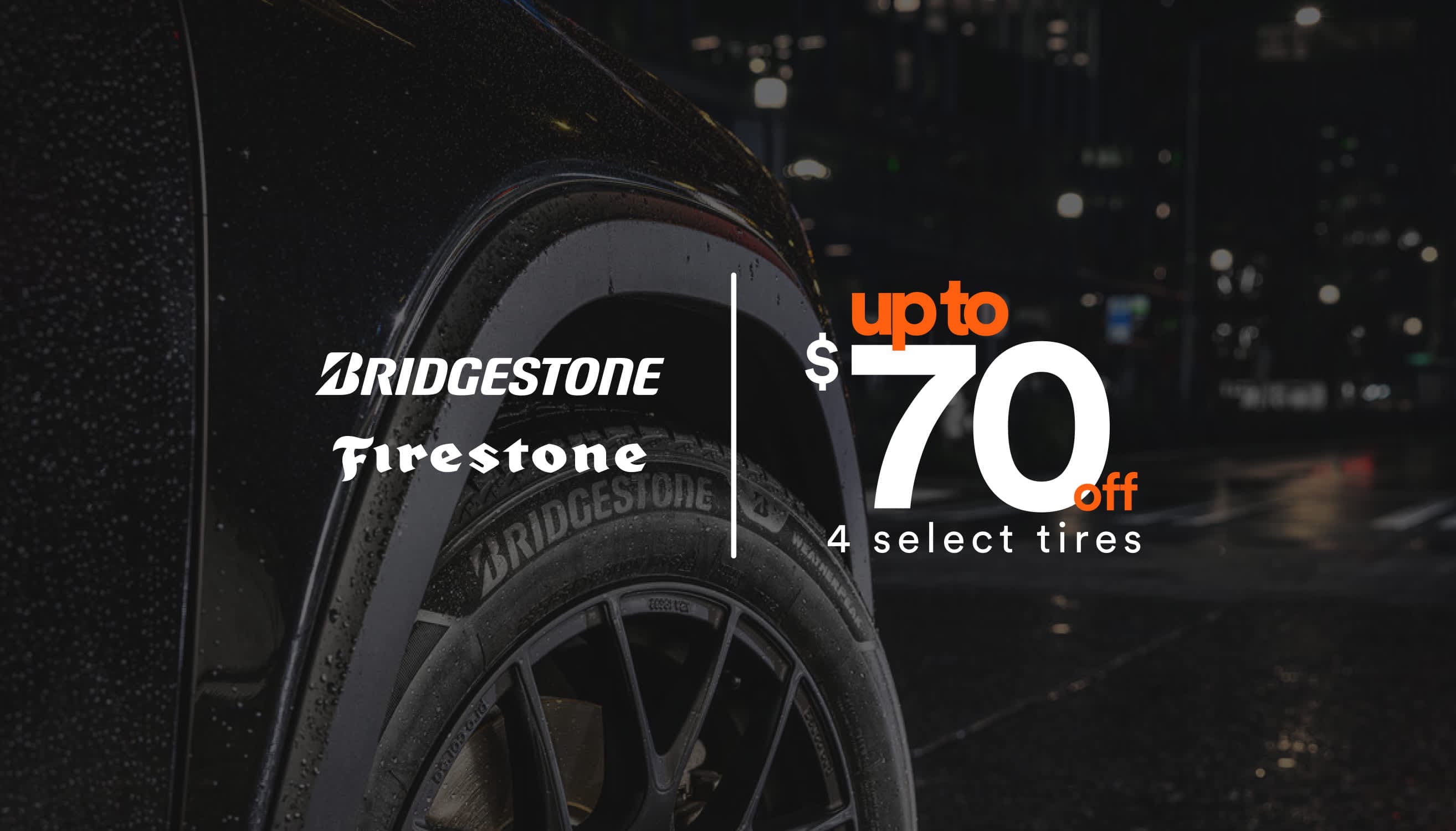 Bridgestone Firestone Up to $70 Back